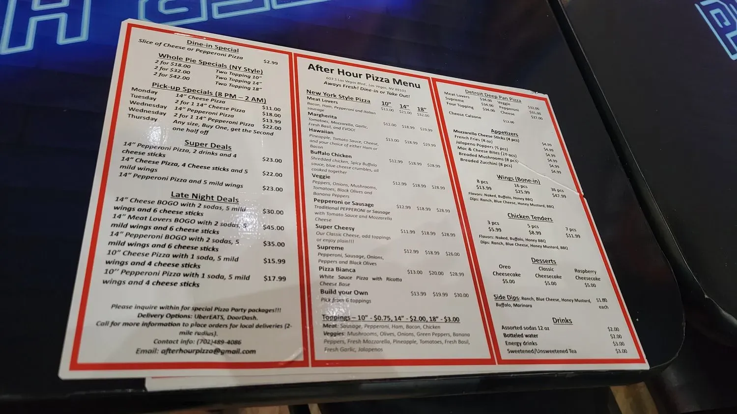 Menu 4