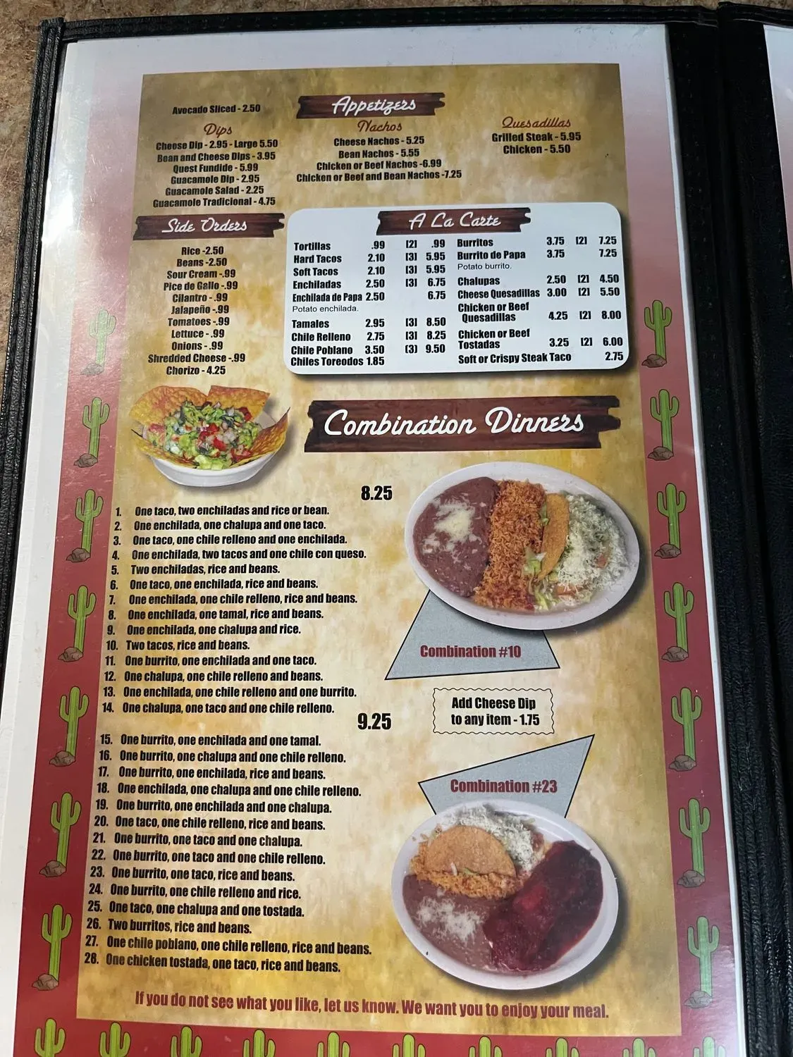 Menu 4