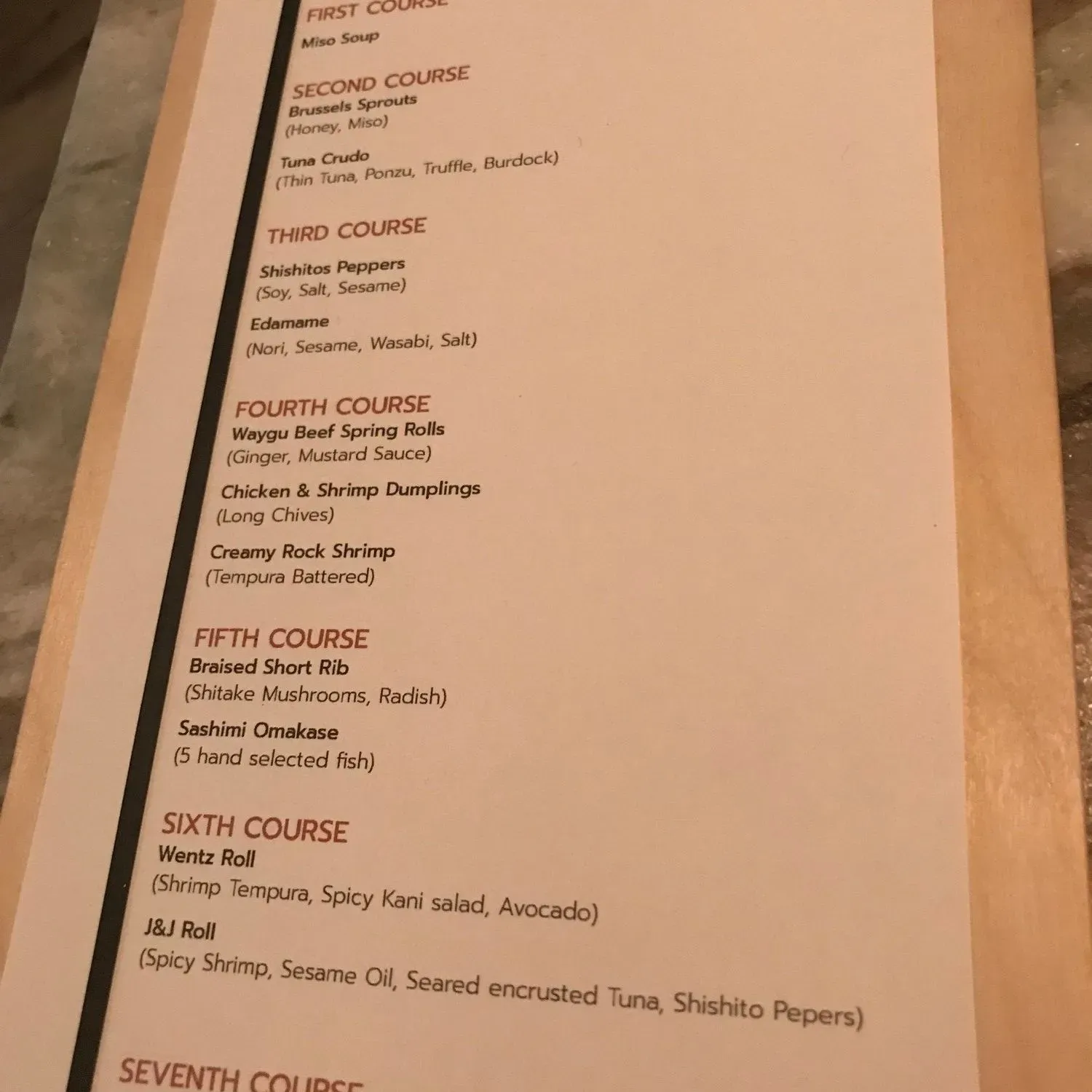 Menu 3