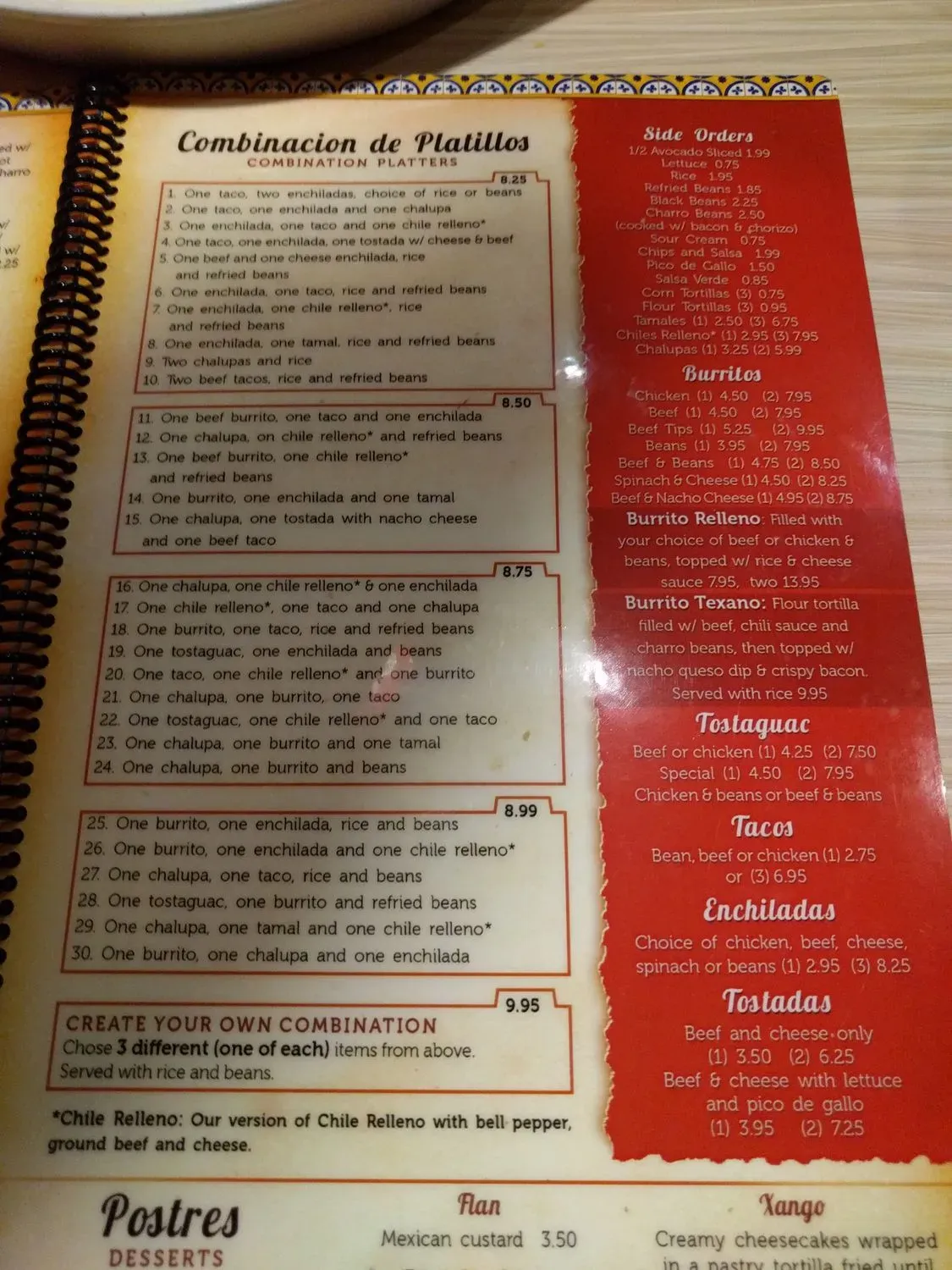 Menu 4