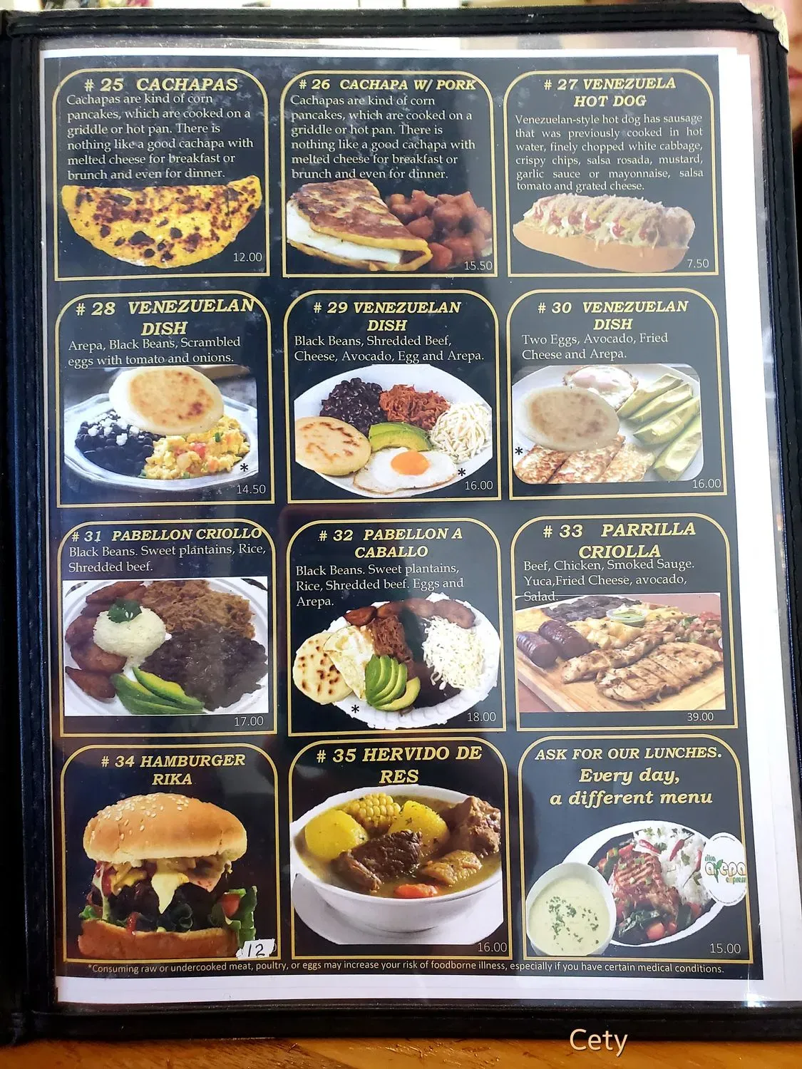 Menu 5