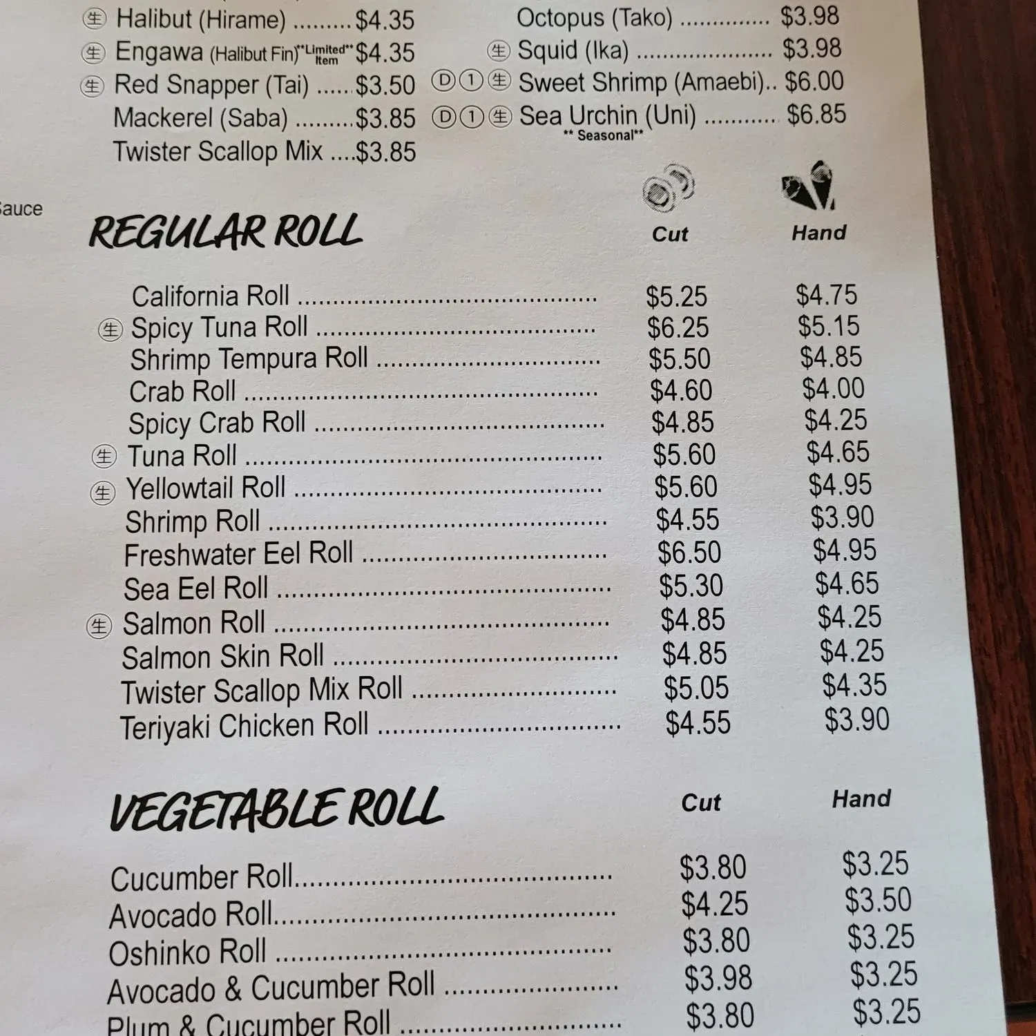 Menu 3