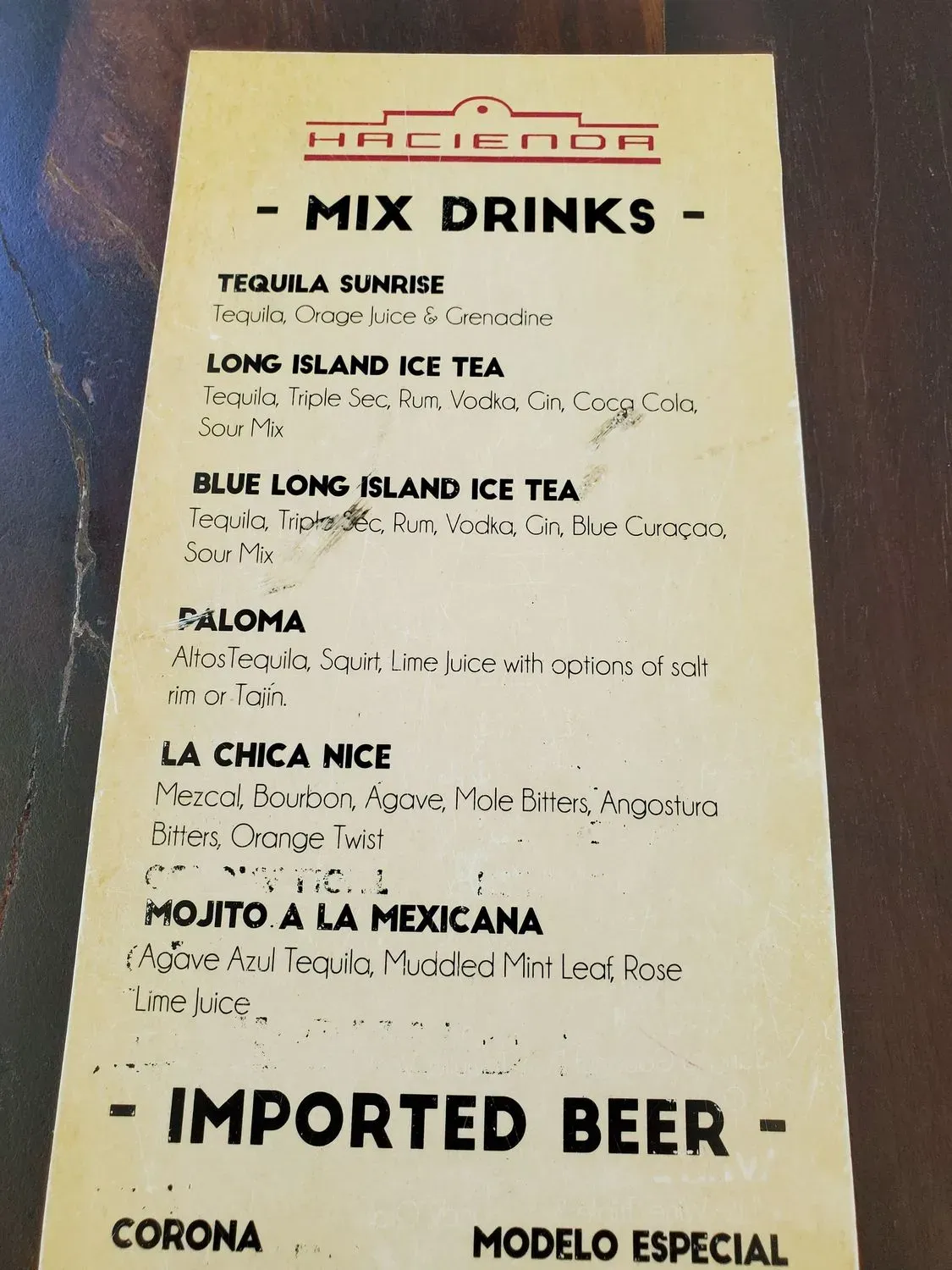 Menu 6