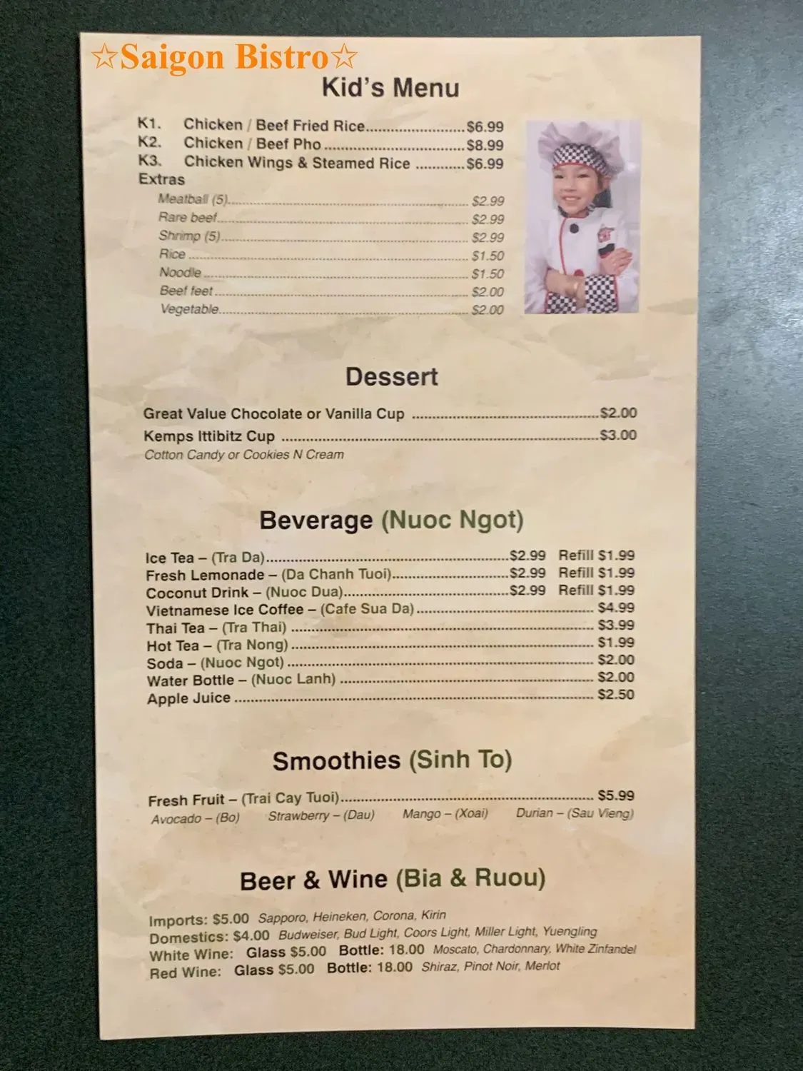 Menu 4