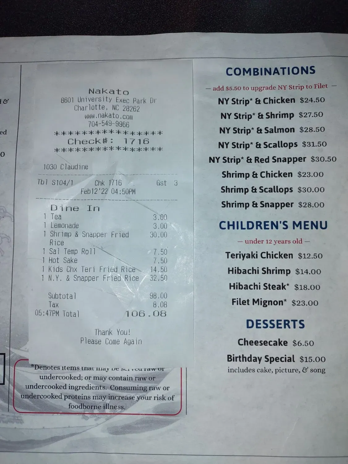 Menu 4