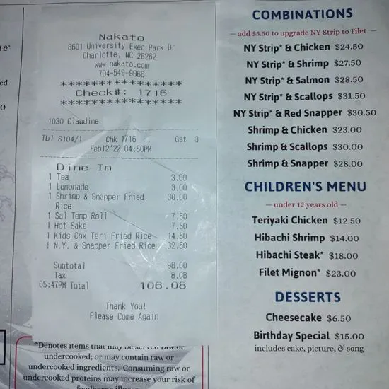 Menu 2