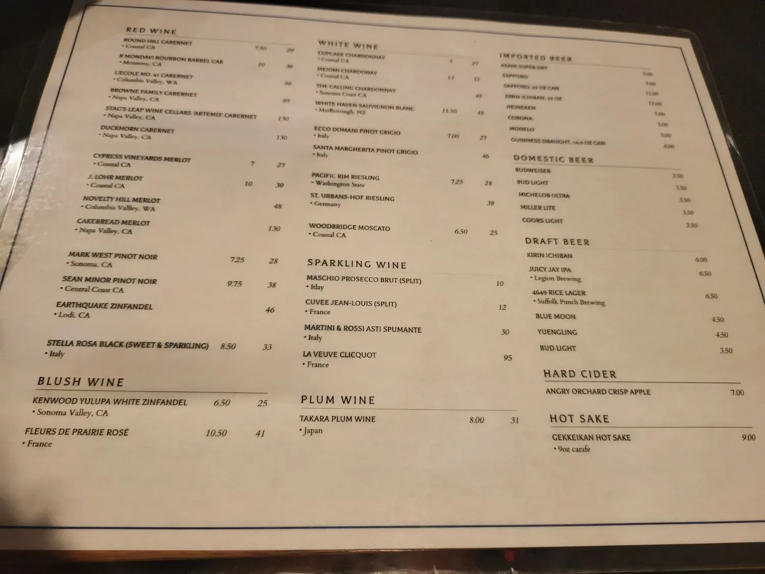 Menu 3