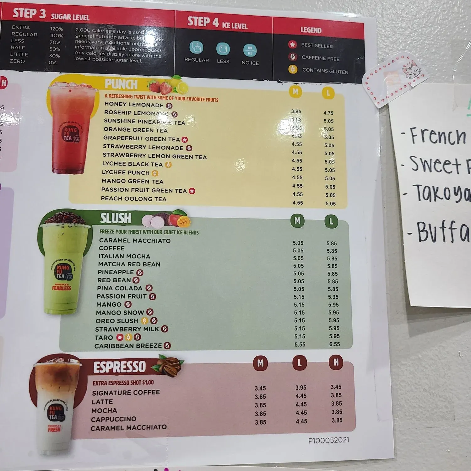 Kung Fu Tea Menu - Updated October 2025