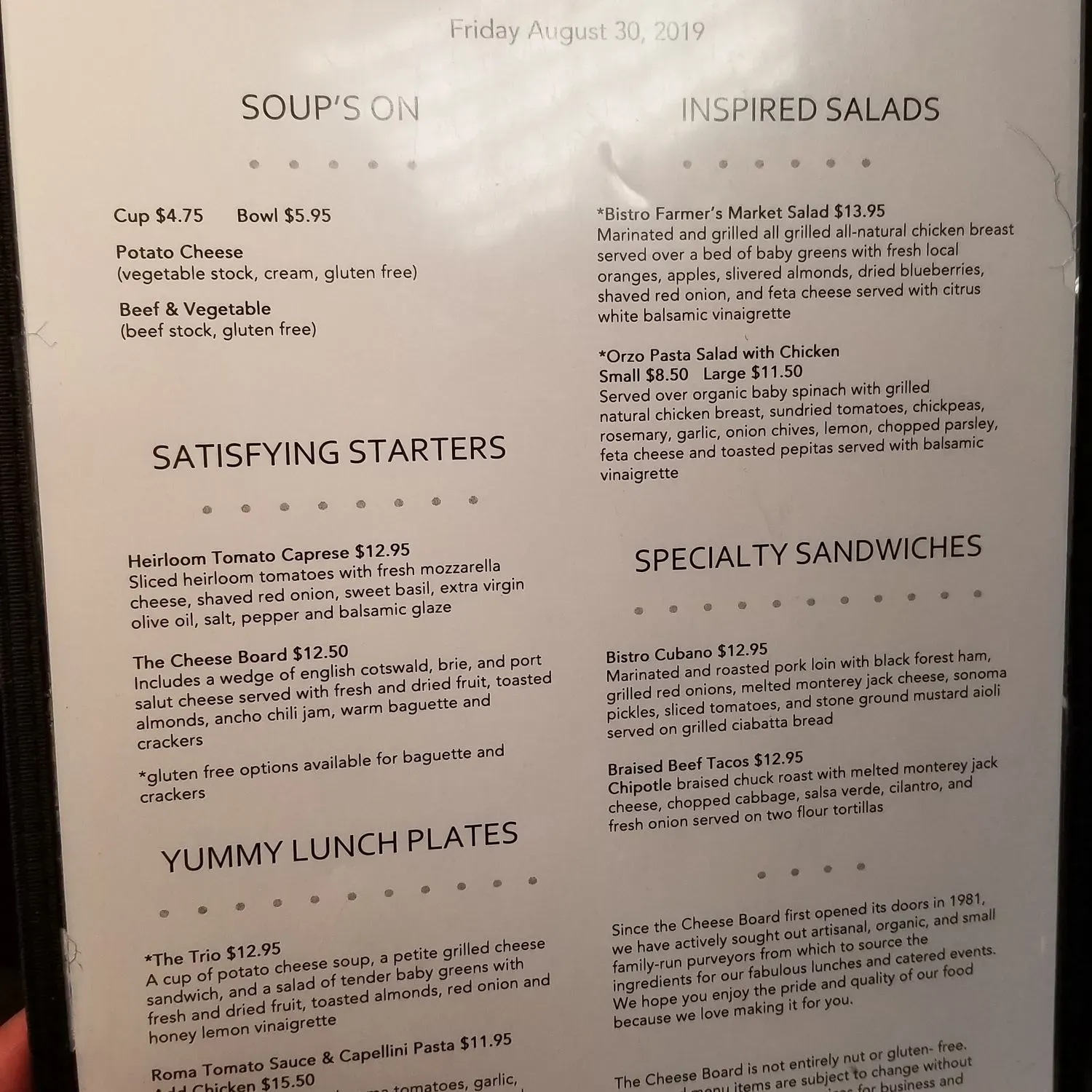 Menu 2