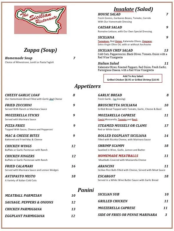 Menu 2