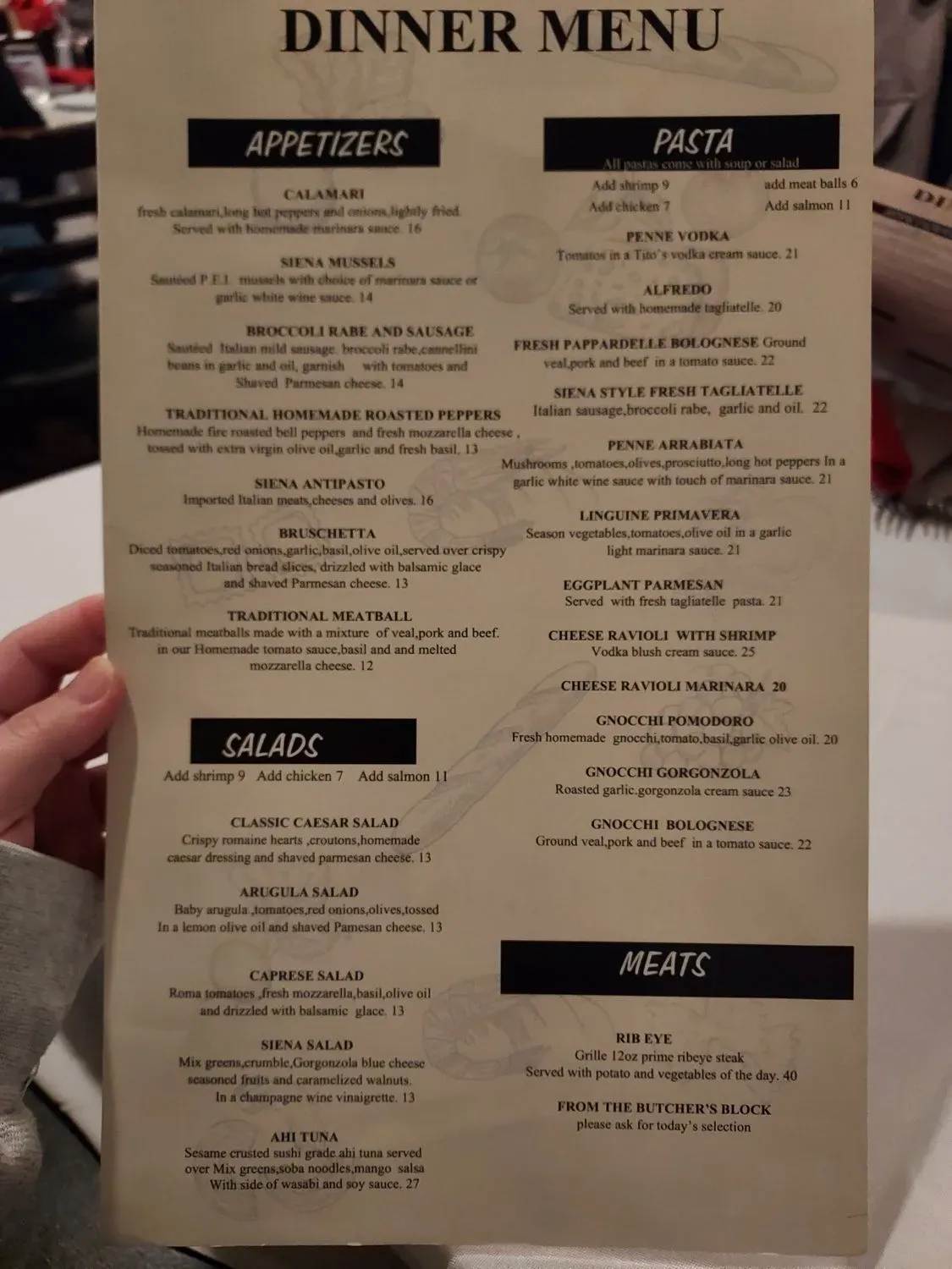 Menu 2