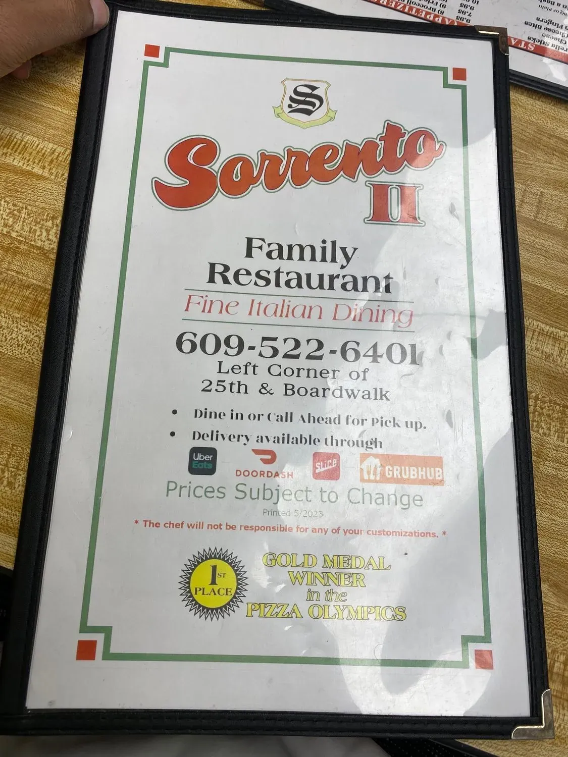 Menu 3