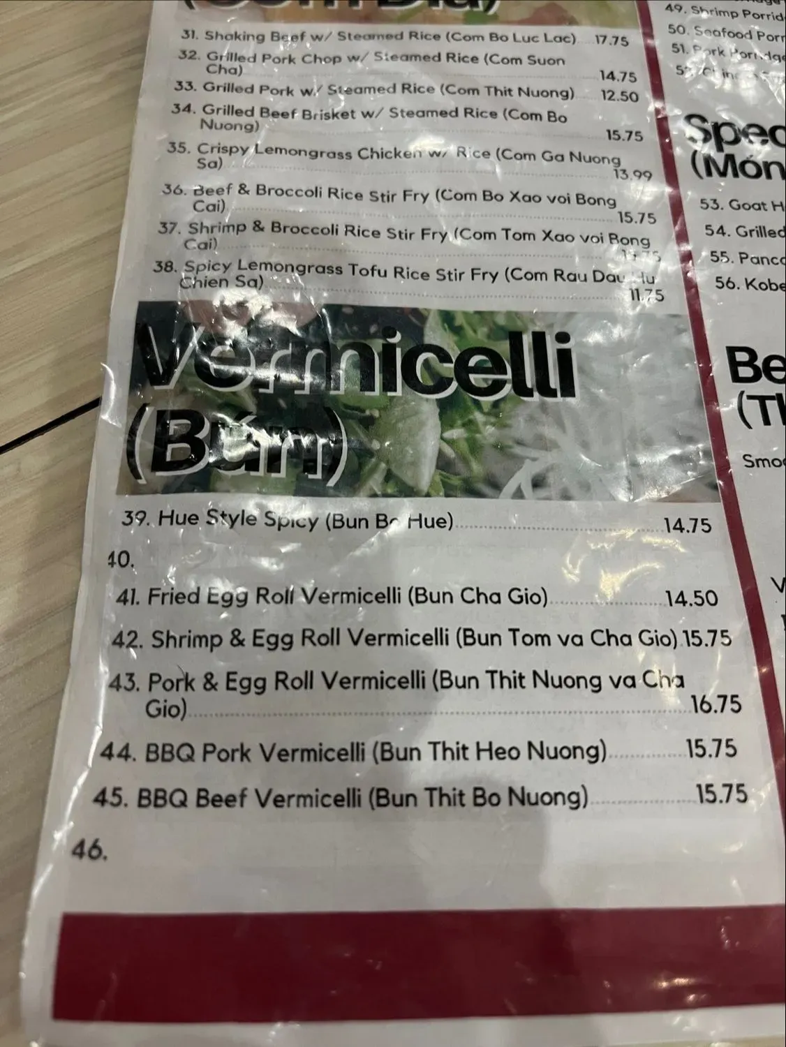 Menu 6