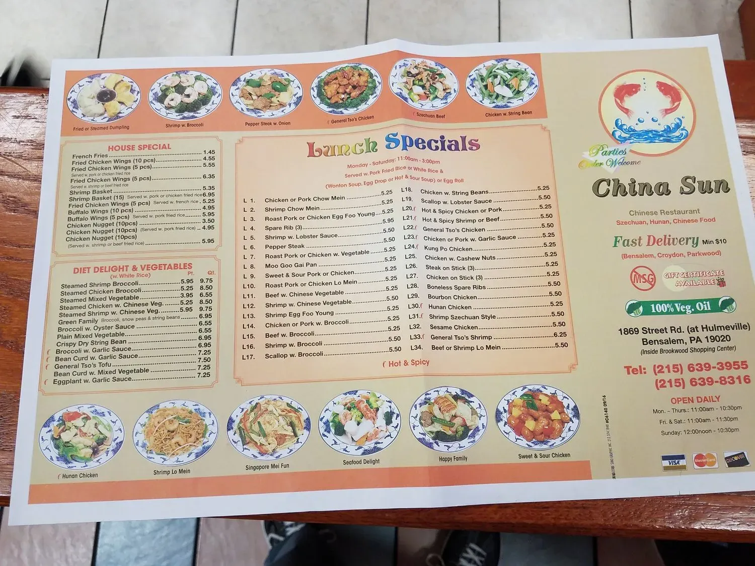 Menu 4