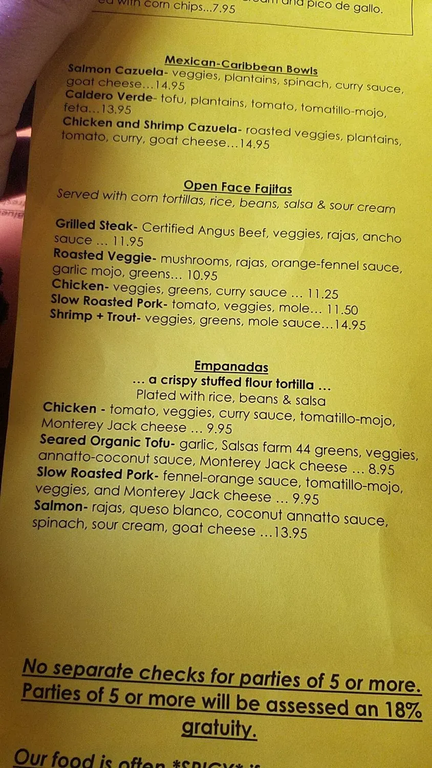 Menu 6