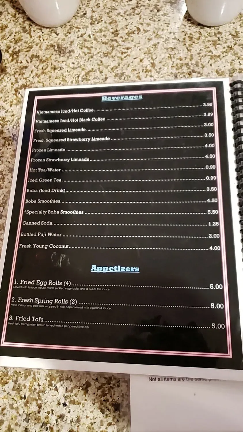 Menu 3