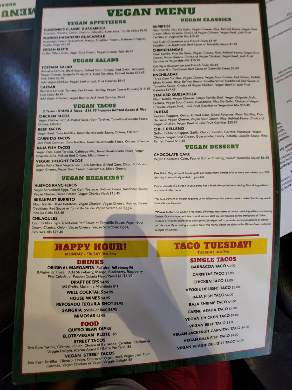 Menu 4