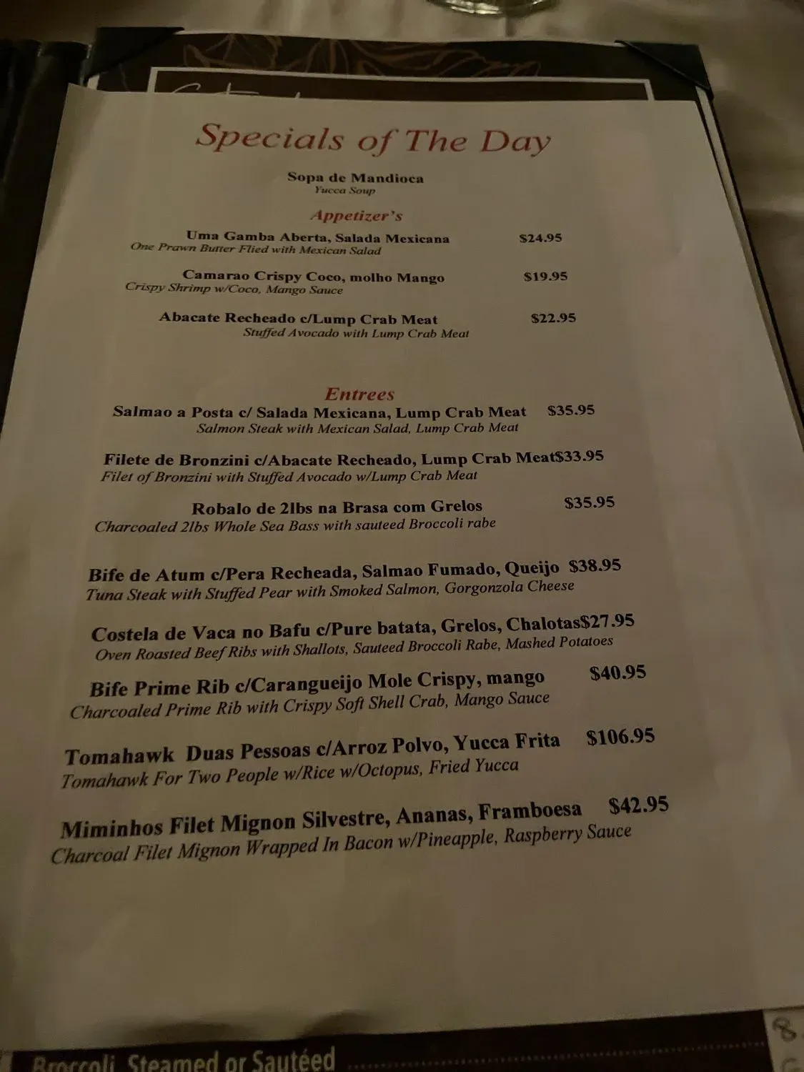 Menu 6