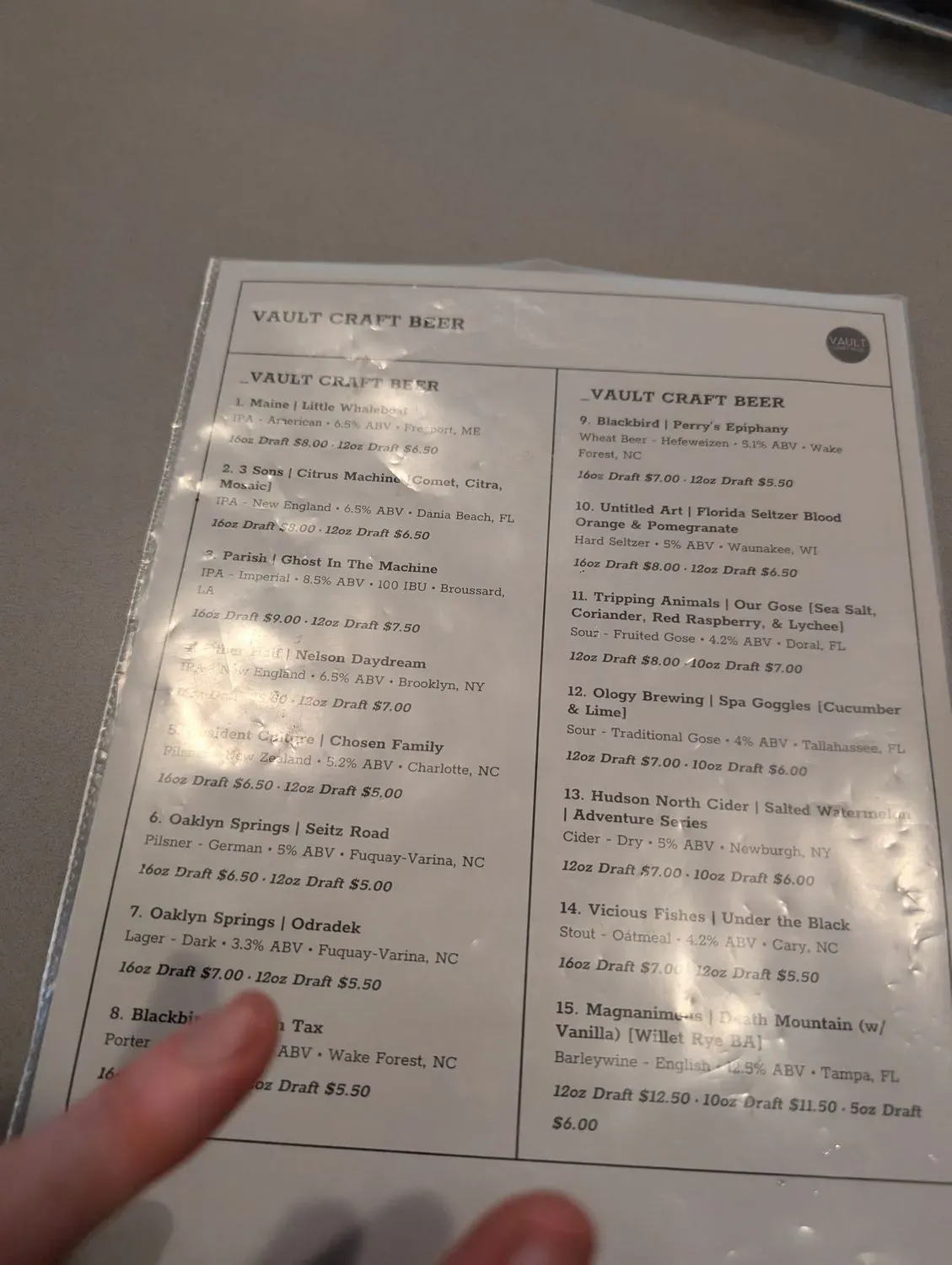 Menu 3