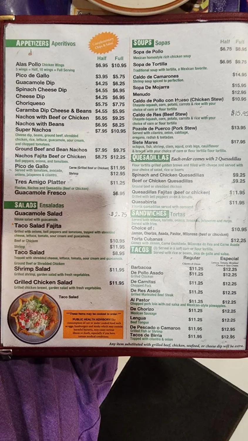 Menu 3