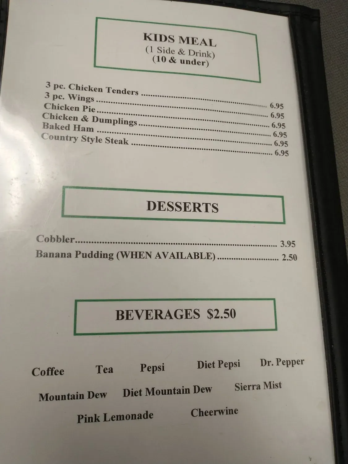 Menu 3