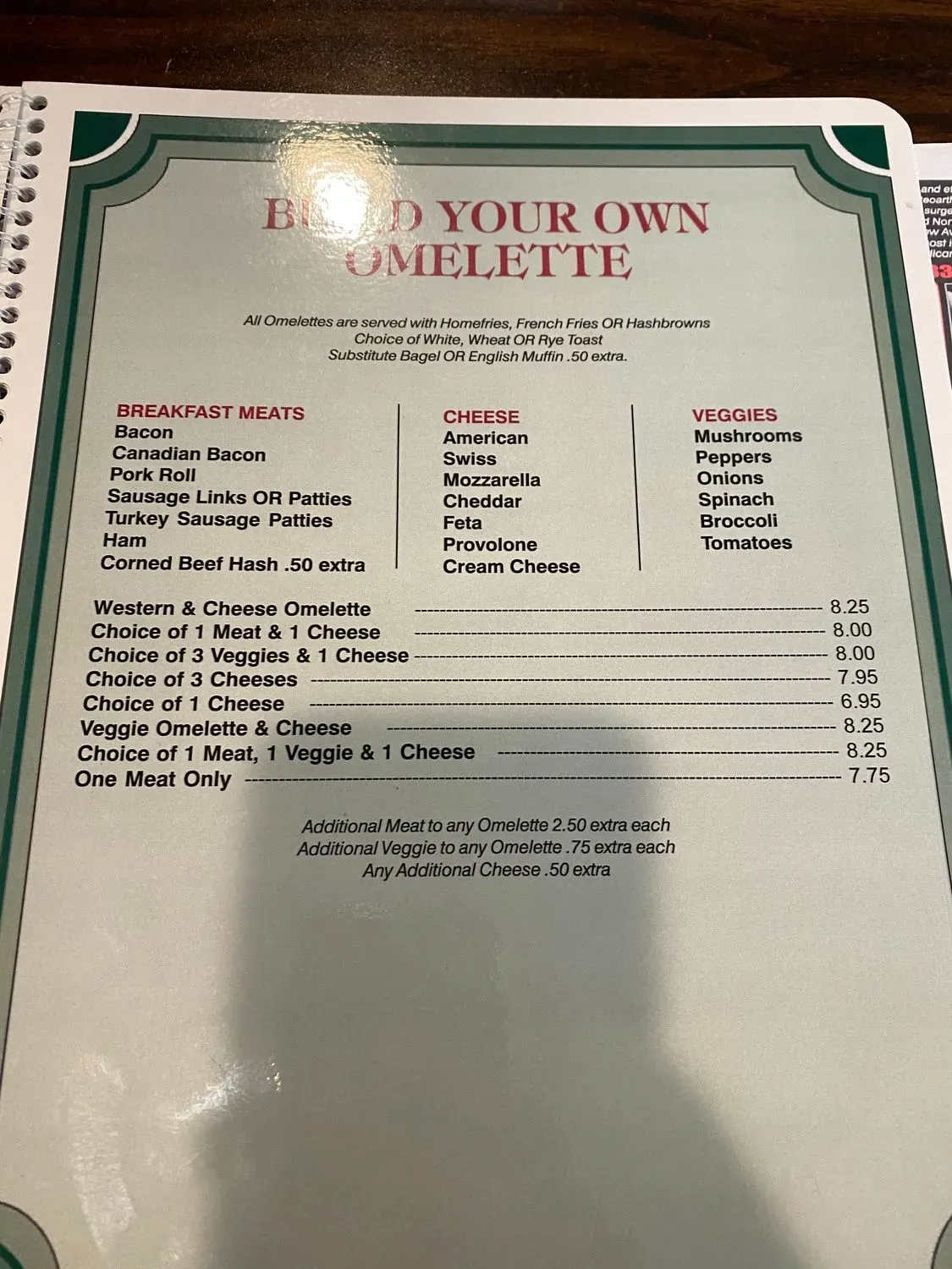 Menu 5