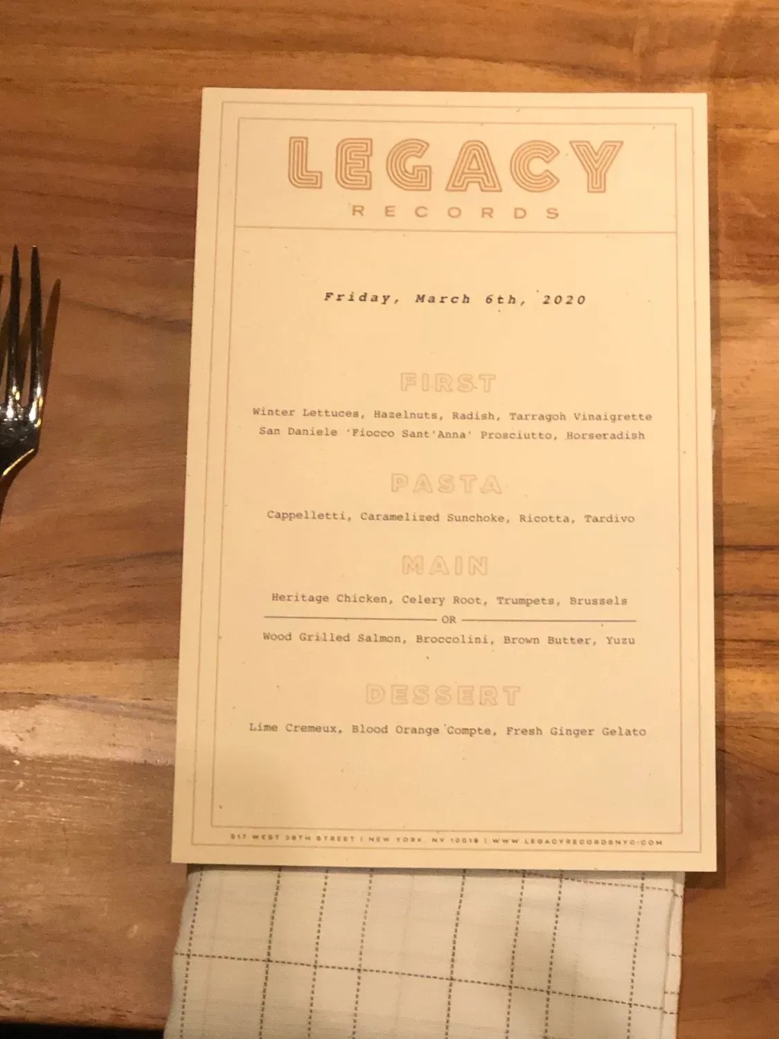 Menu 3