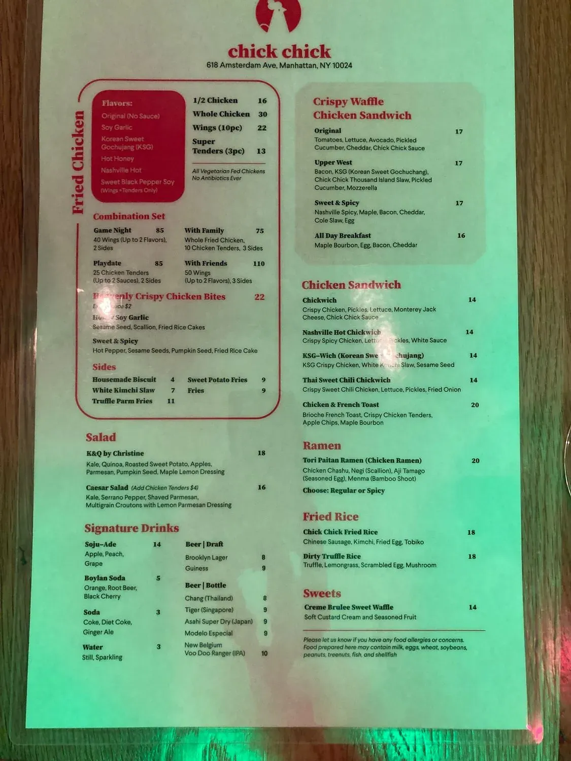 Menu 4