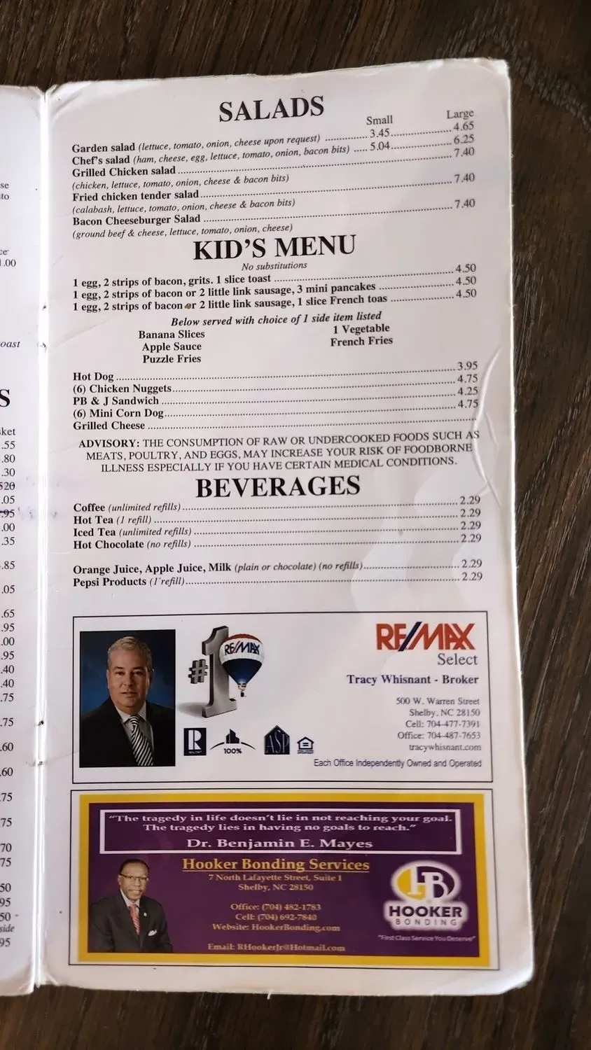 Menu 5