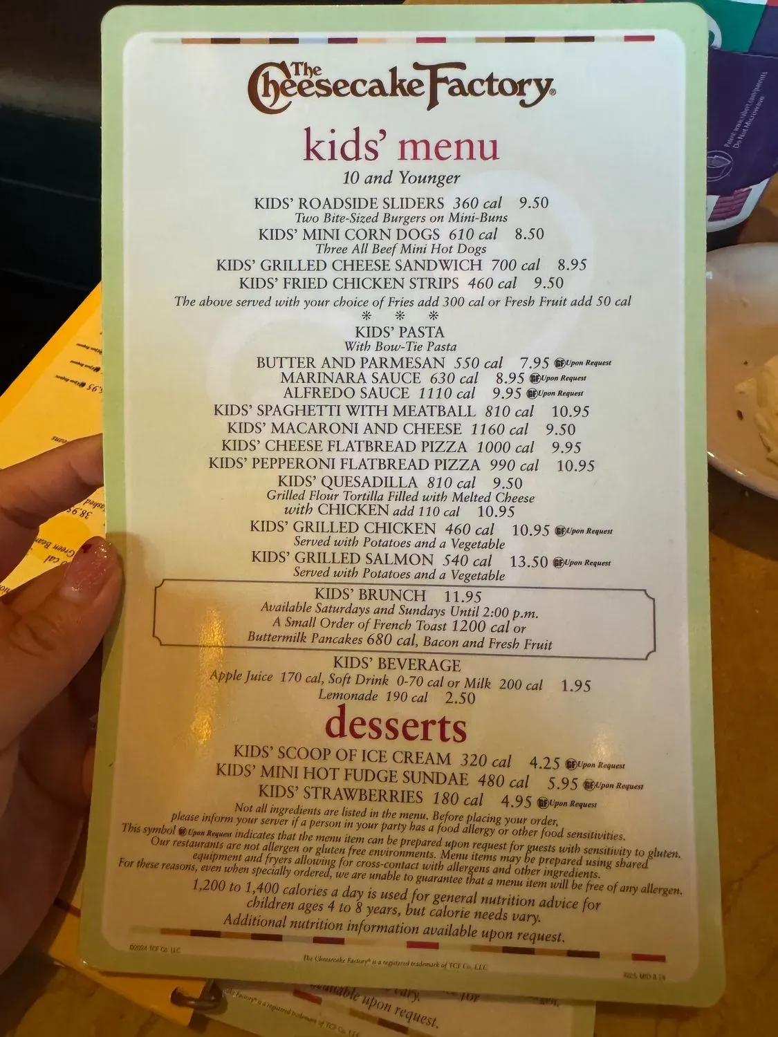 Menu 4