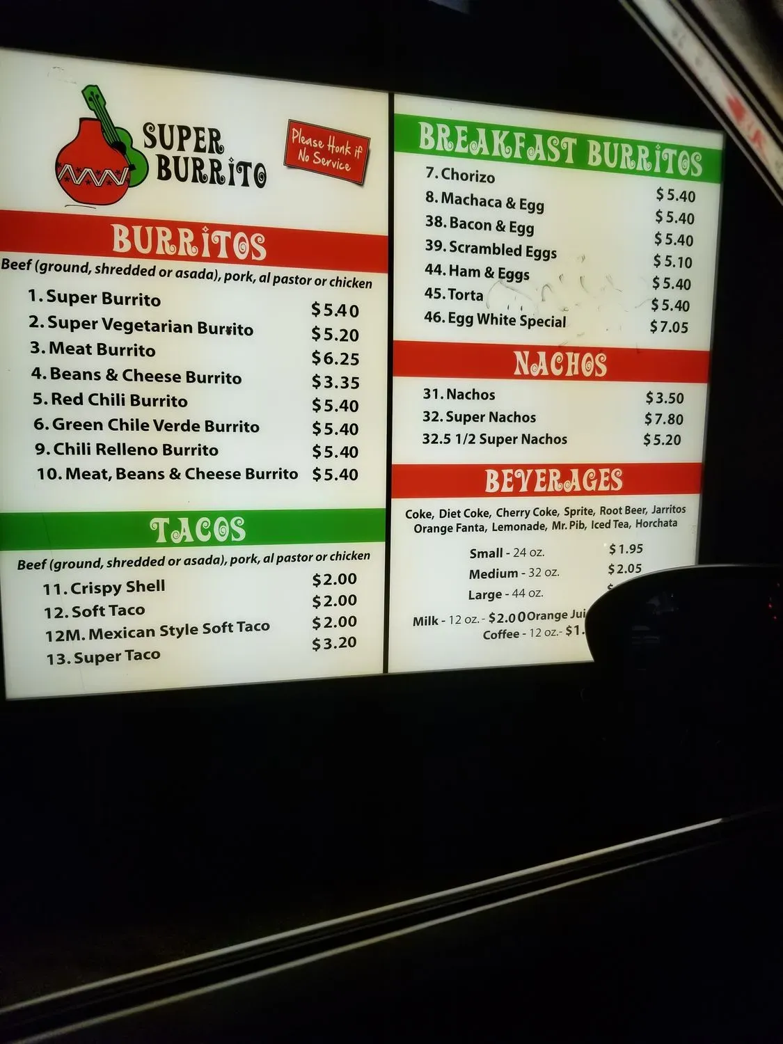 Menu 5