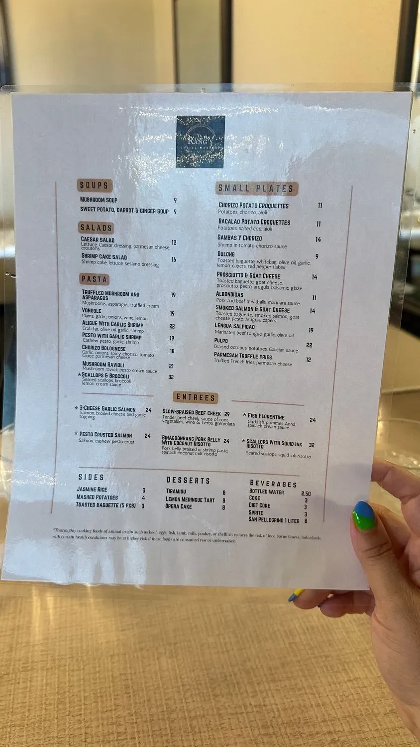 Menu 4