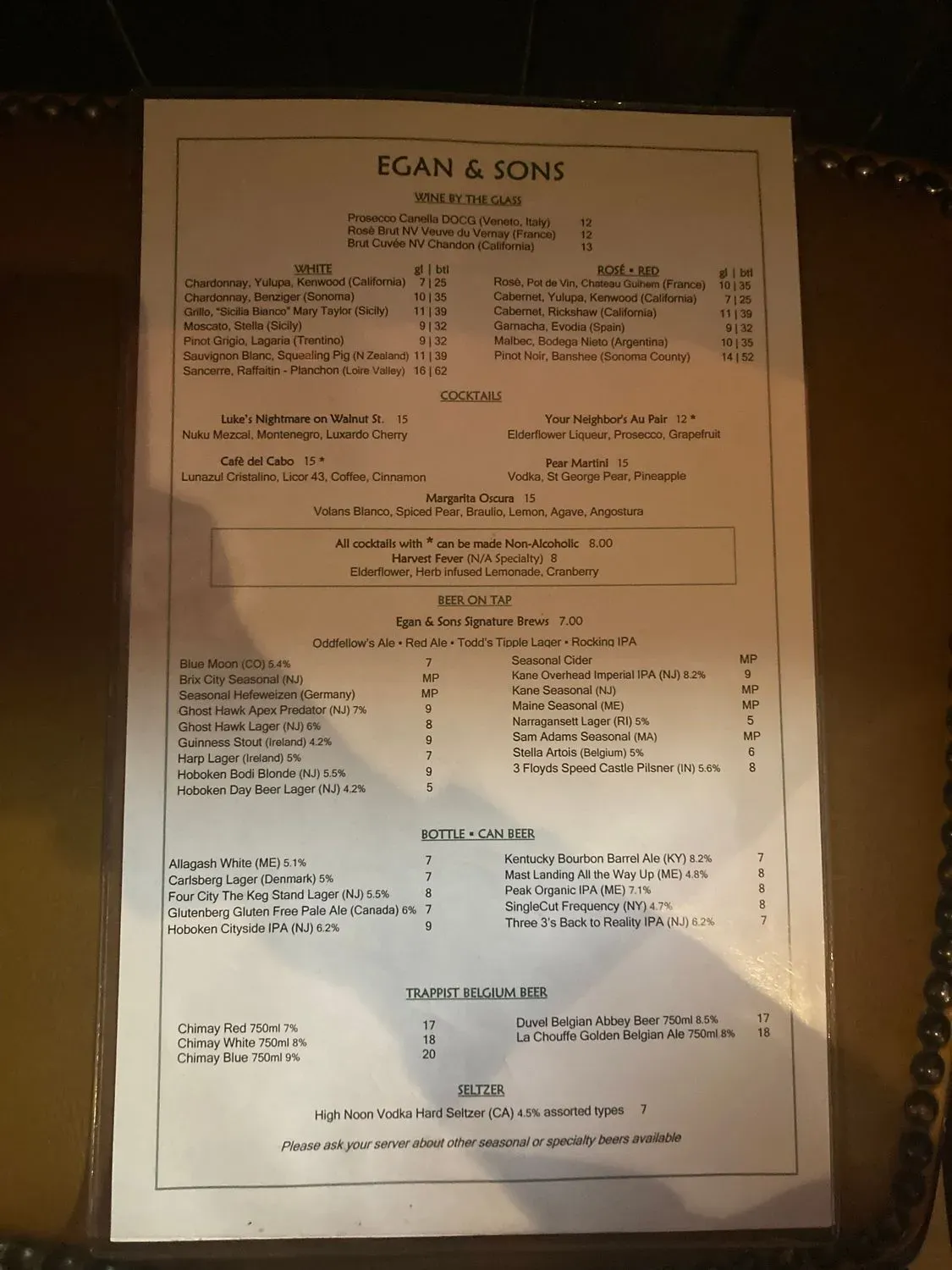 Menu 2