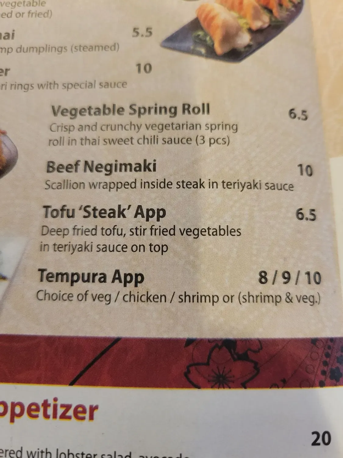 Menu 2