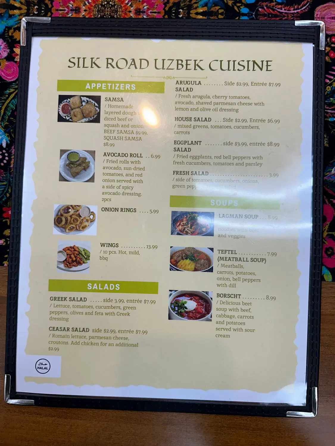 Menu 4