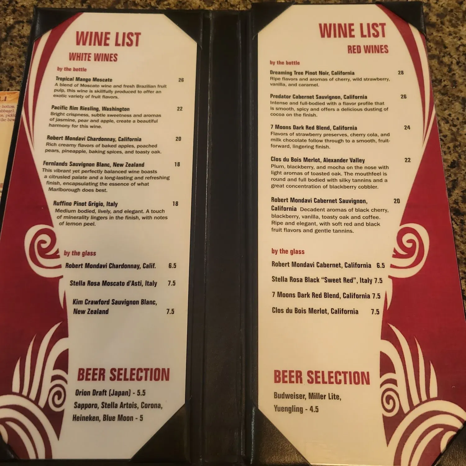 Menu 4