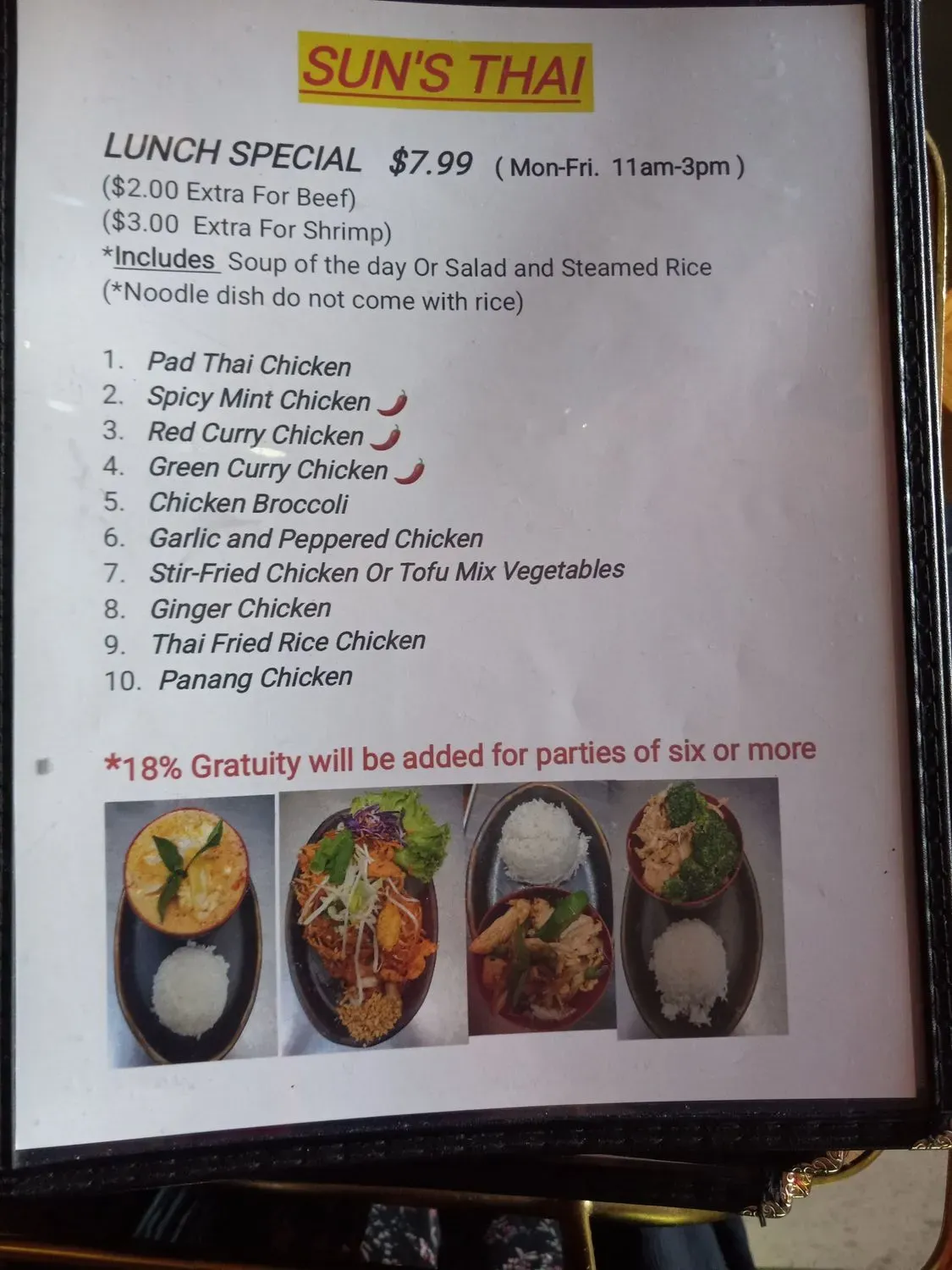 Menu 6