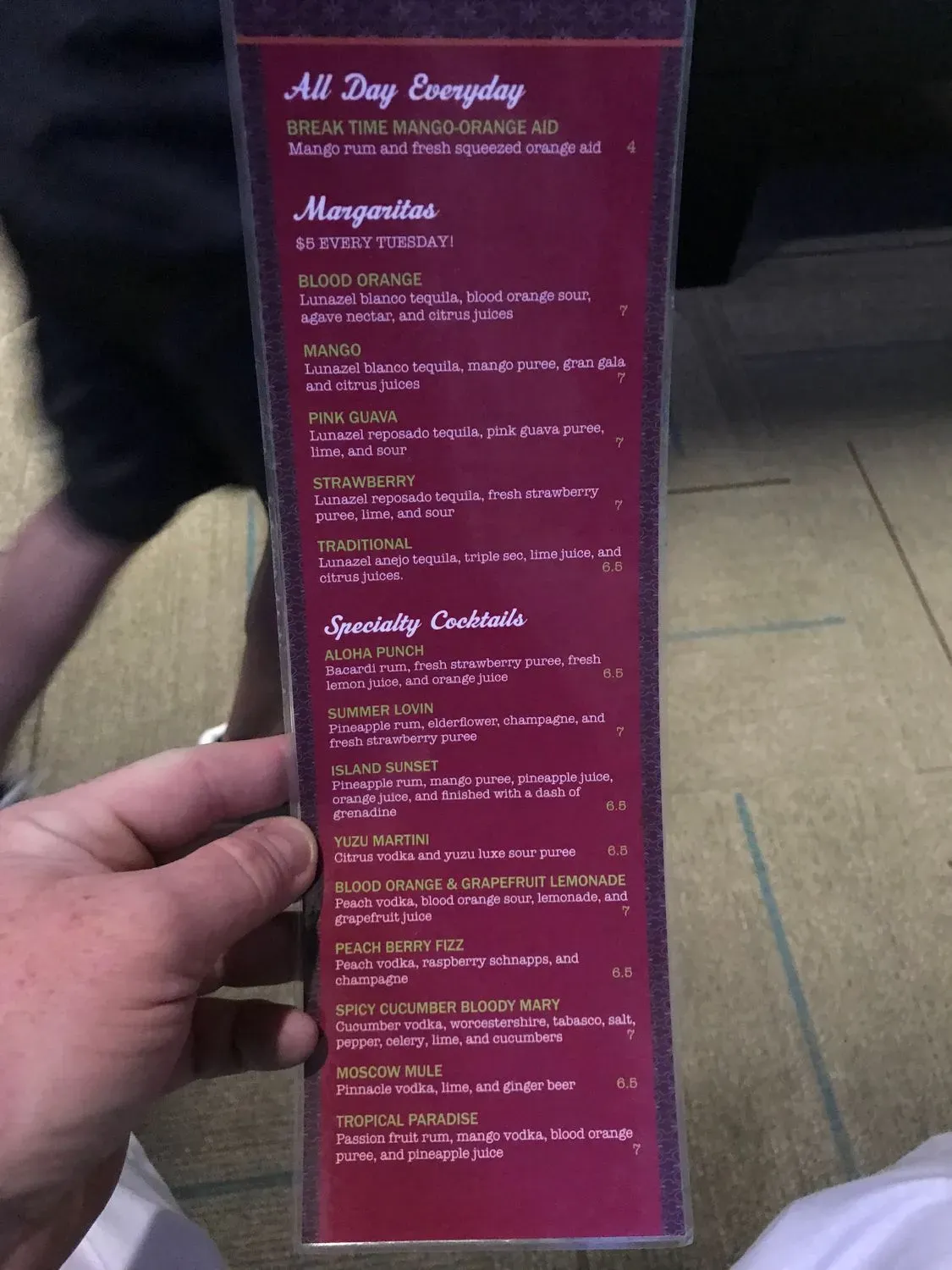 Menu 3