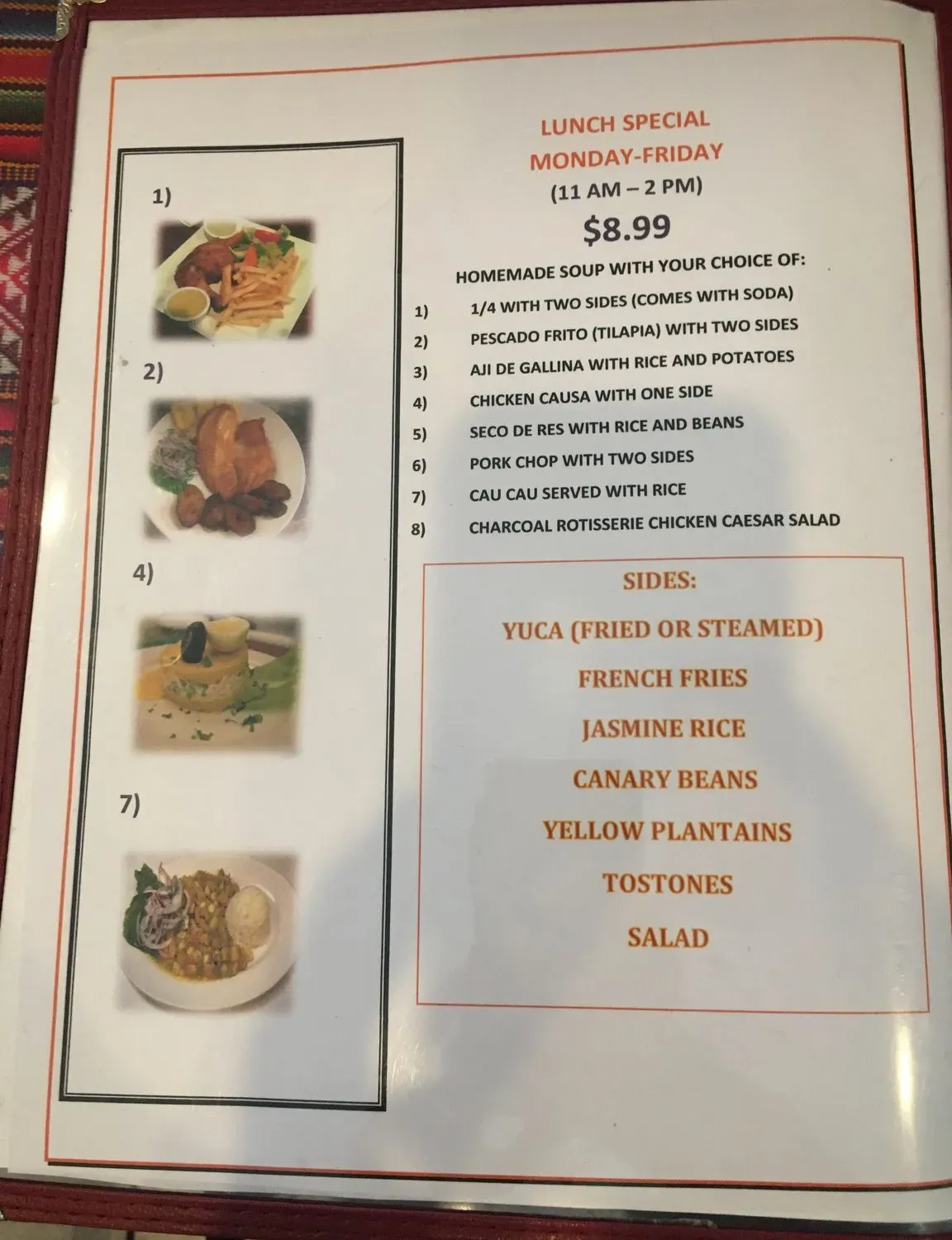 Menu 6