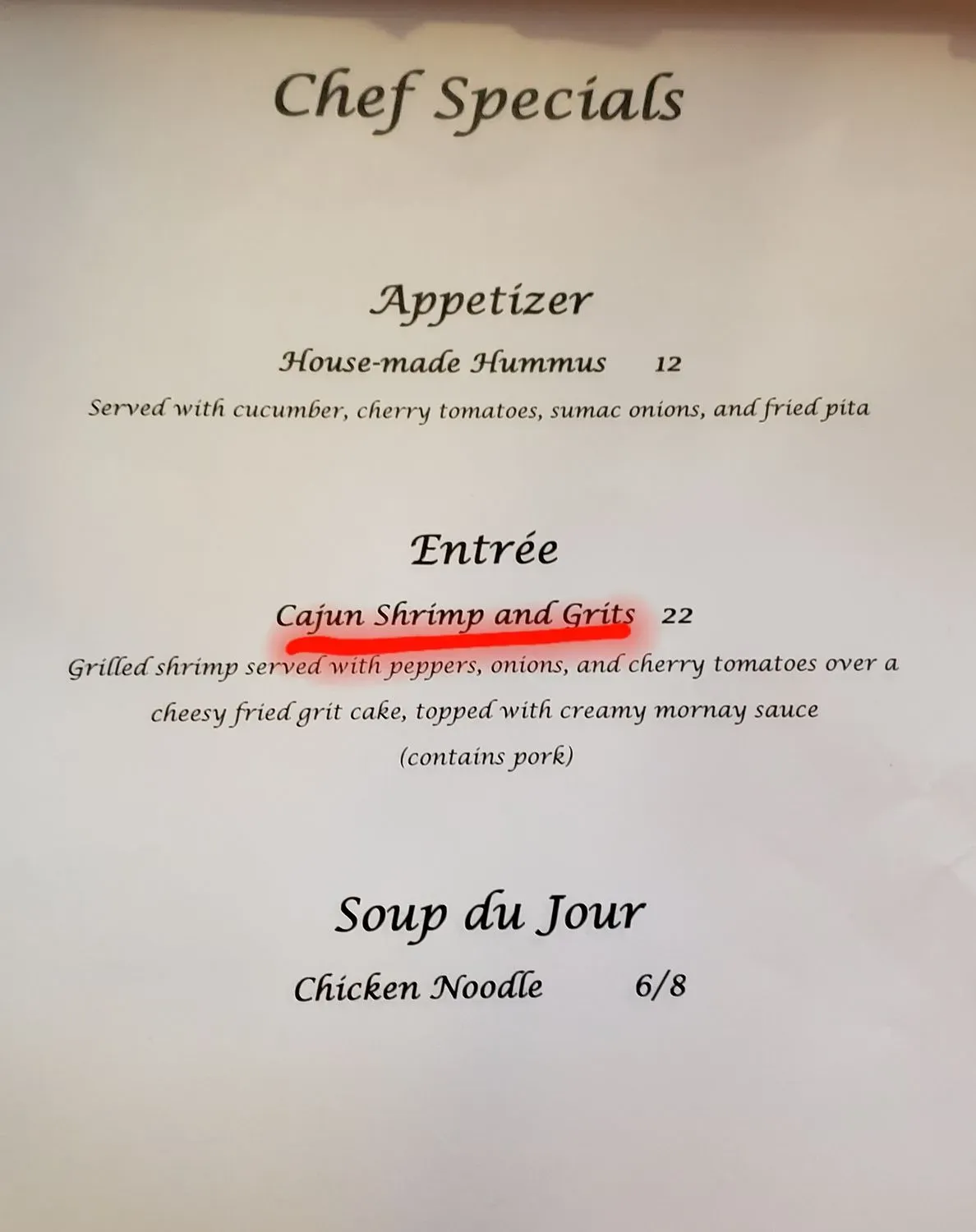 Menu 3