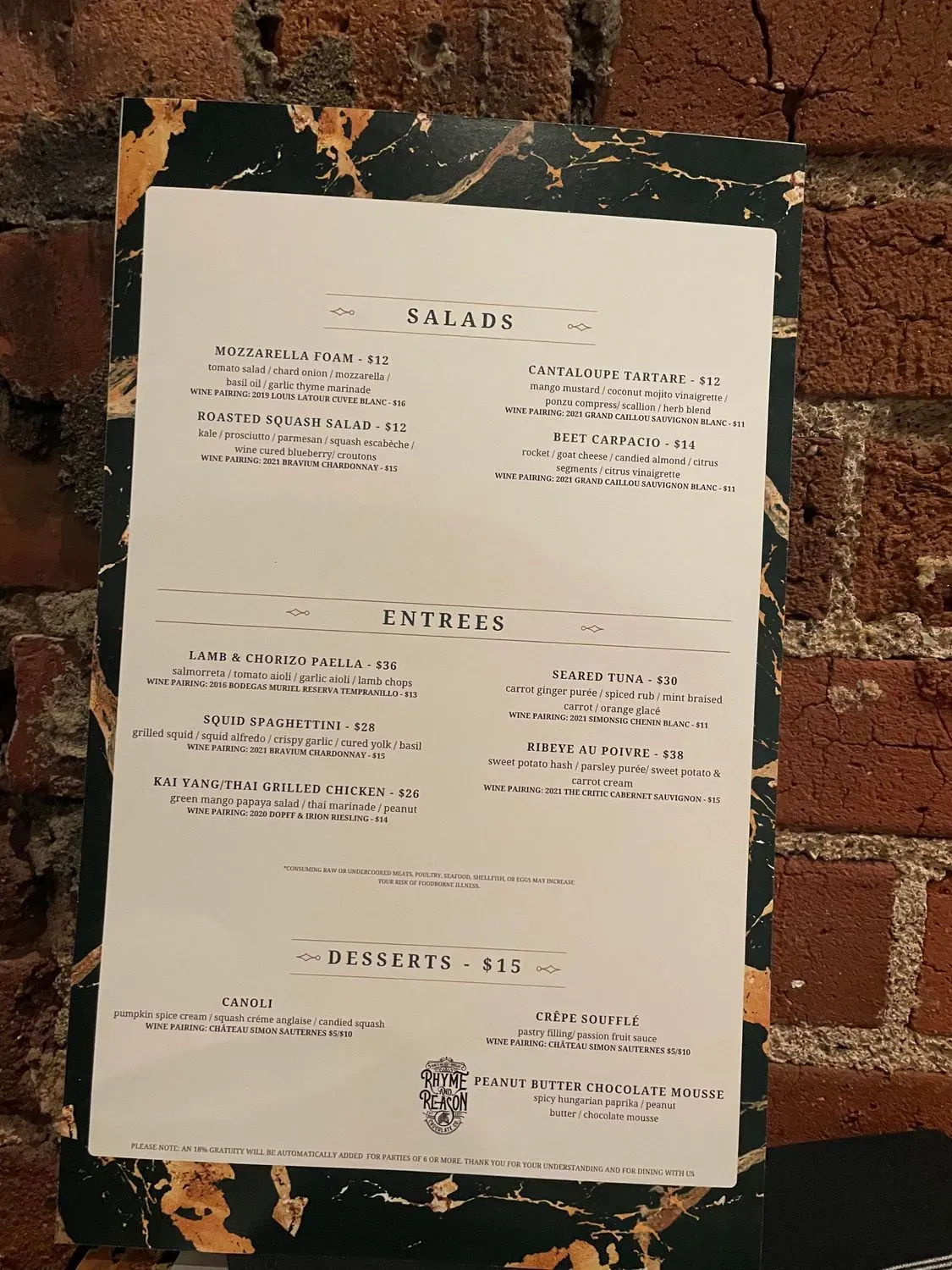 Menu 5