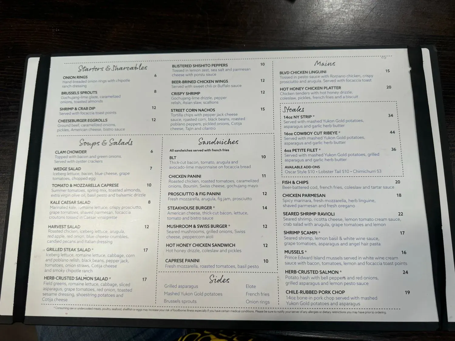 Menu 4