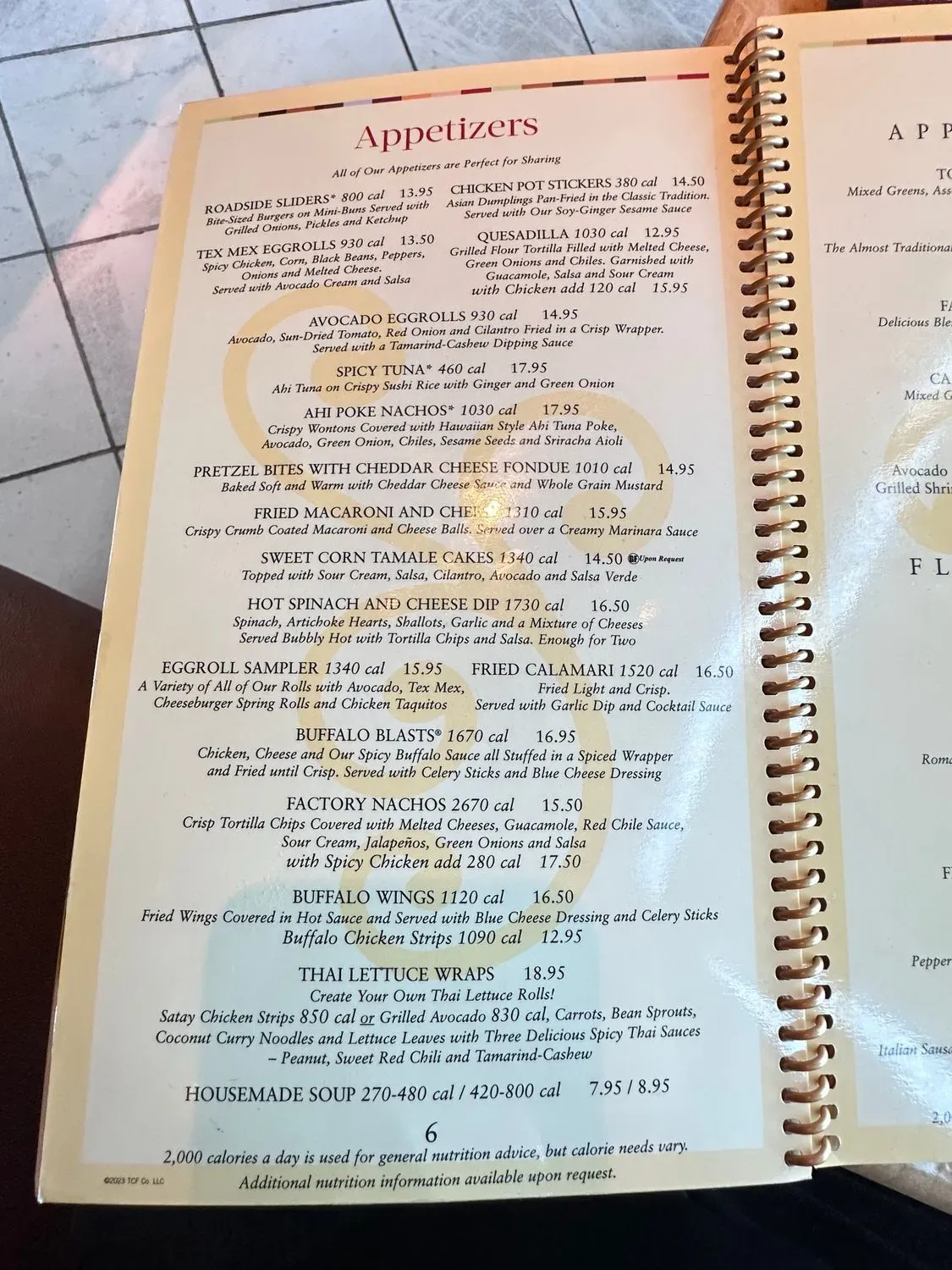 Menu 6