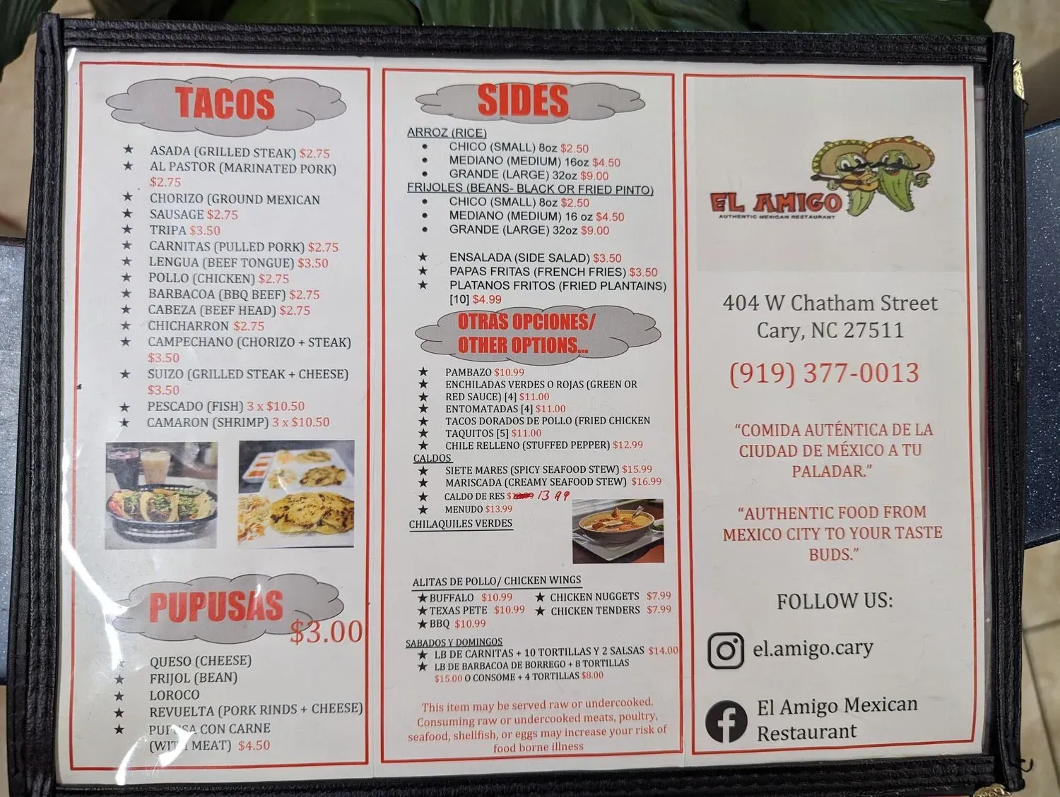 Menu 4