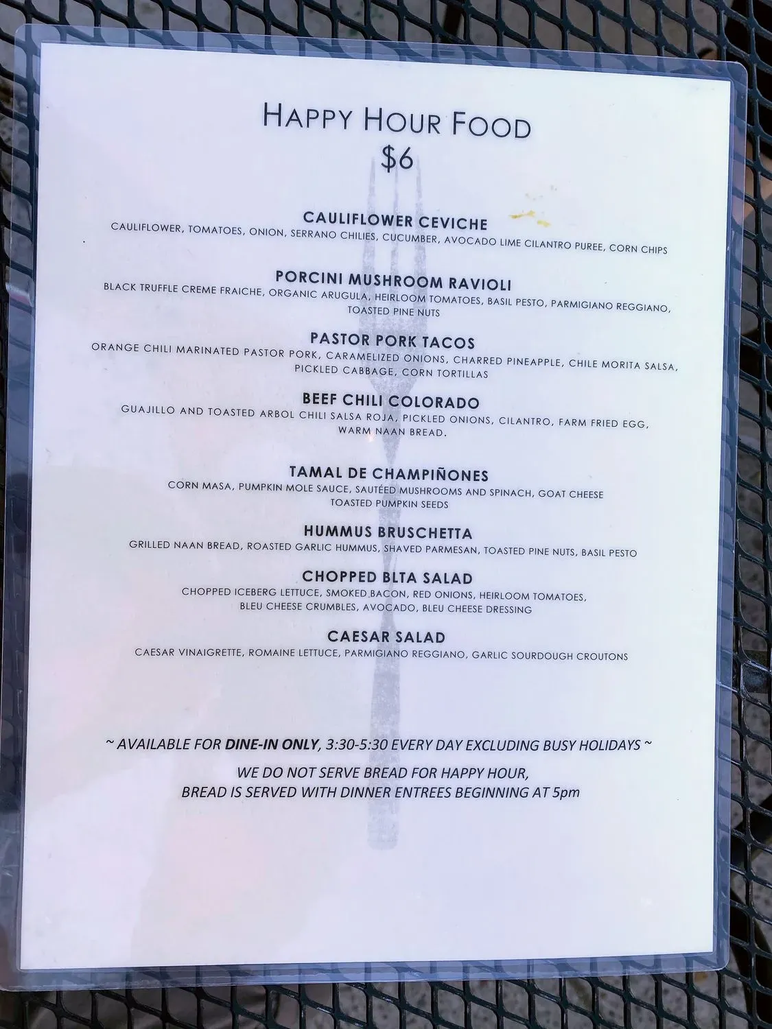 Menu 4