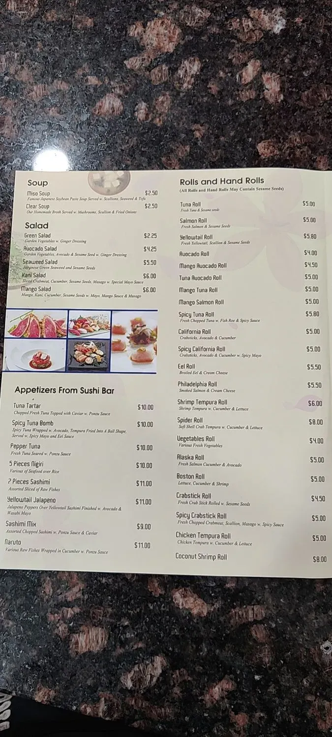 Menu 4