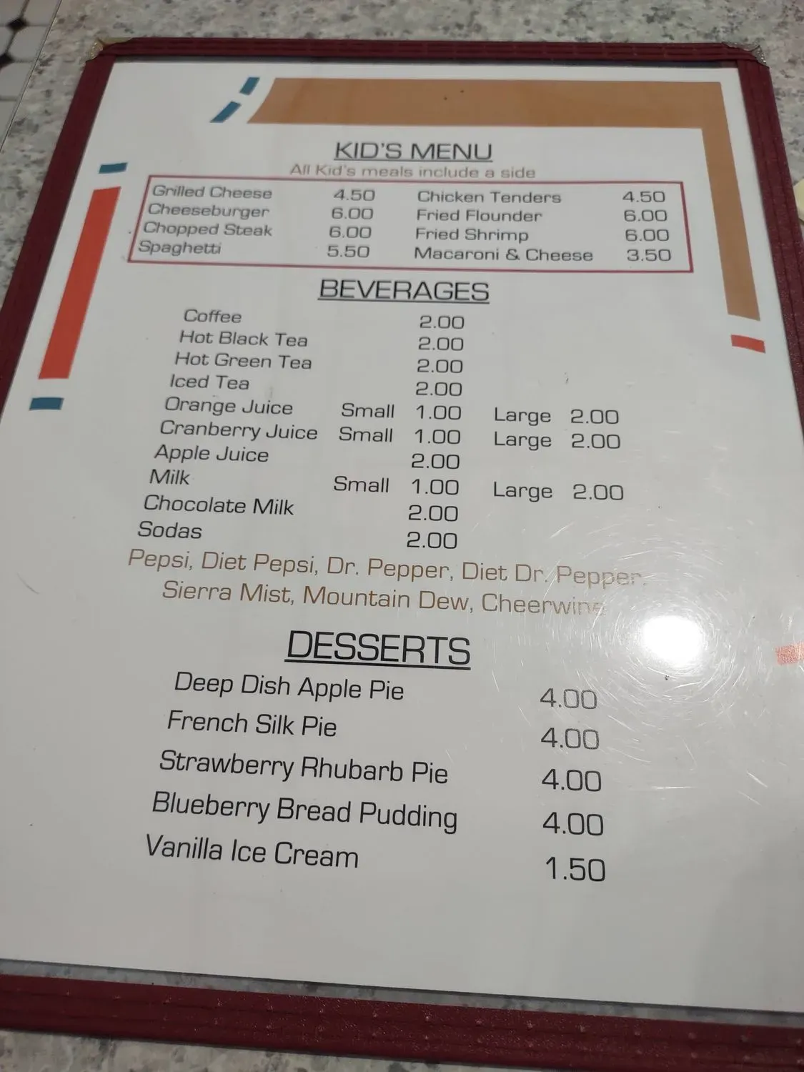 Menu 2