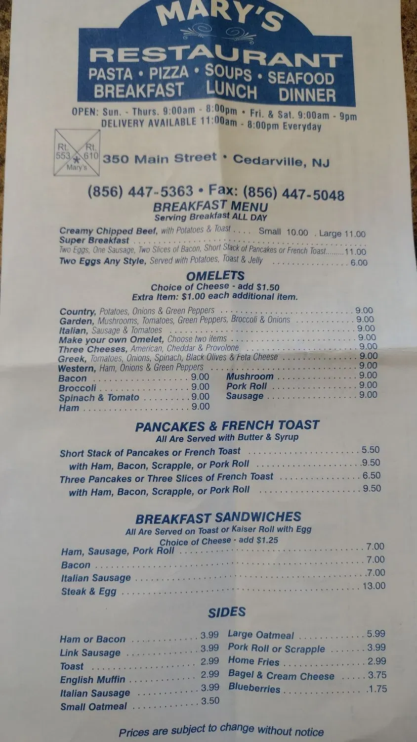 Menu 2