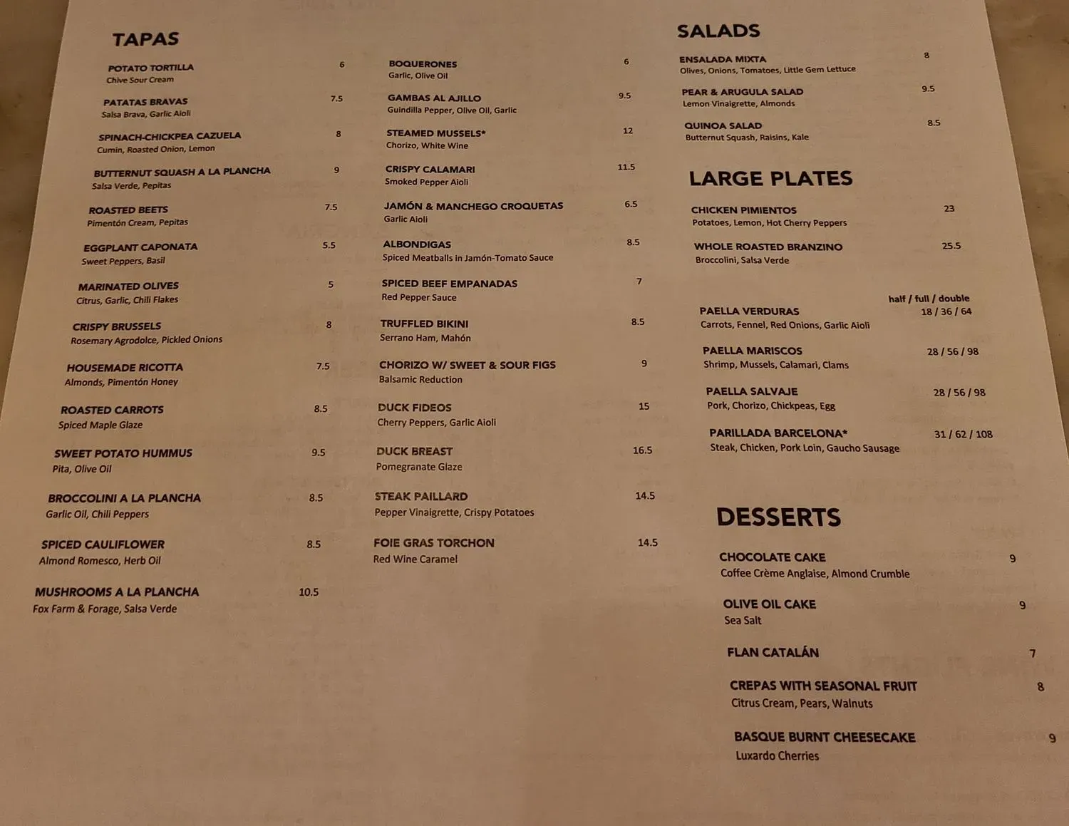 Menu 6