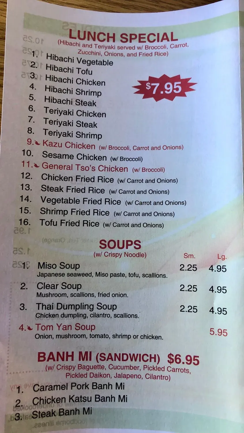 Menu 2